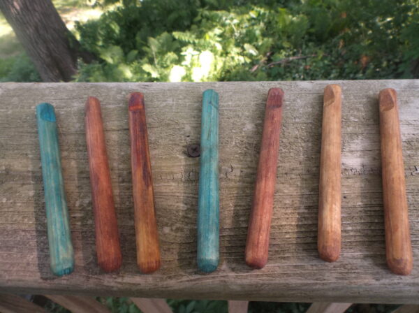 Hand crafted Carved Noter for Mountain Dulcimer Custom colors Custom lengths and Design requests Finger indent resists rolling Helps Fingers Multiples in same order only $8.95 Ea. Please contact for details - Image 3