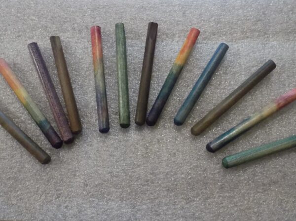 Hand crafted Carved Noter for Mountain Dulcimer Custom colors Custom lengths and Design requests Finger indent resists rolling Helps Fingers Multiples in same order only $8.95 Ea. Please contact for details - Image 4