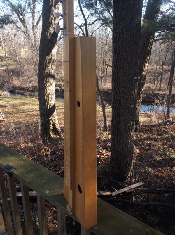 Church Box Style Dulcimer Short 26 inch VSL Easy Play and Learn All New Strings All Solid Maple Construction - Image 2