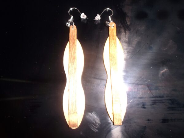Simply Elegant Dulcimer Earrings A Must Have for the Fully Dressed Player Fun Stylish Accessory may even enhance your Playing! Silver & Gold - Image 3