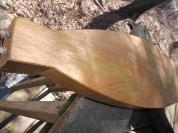 Dulcimer with Case Pretty Flower Vine design unbranded Quality Ply Construction Has minor cosmetic blems Very nice Nice condition Sweet Tone - Image 10