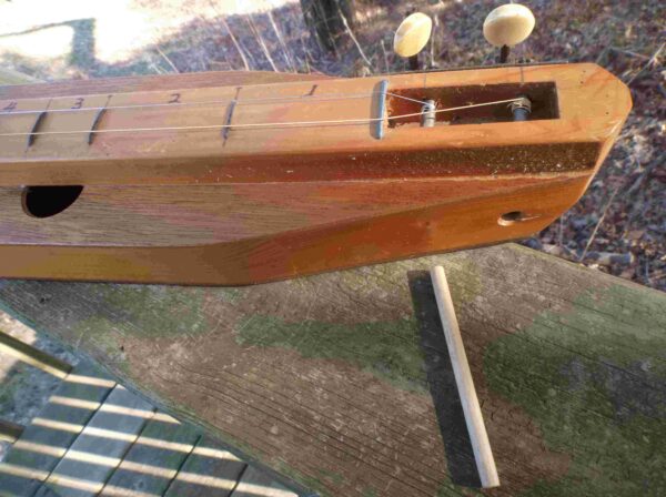 Dulcimore Dulcimer 2 Strings Signed and Dated by Maker Staple Frets Playable Collectable Addition to your DAS Collection Ships FREE - Image 4