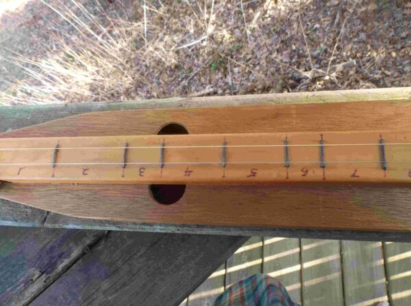 Dulcimore Dulcimer 2 Strings Signed and Dated by Maker Staple Frets Playable Collectable Addition to your DAS Collection Ships FREE - Image 6
