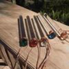 Glass Noter for Dulcimer Hand Cut Etched and Diamond Polished Each unique Very Durable Comes with Lanyard and Color options Too! Ships Free - Image 8